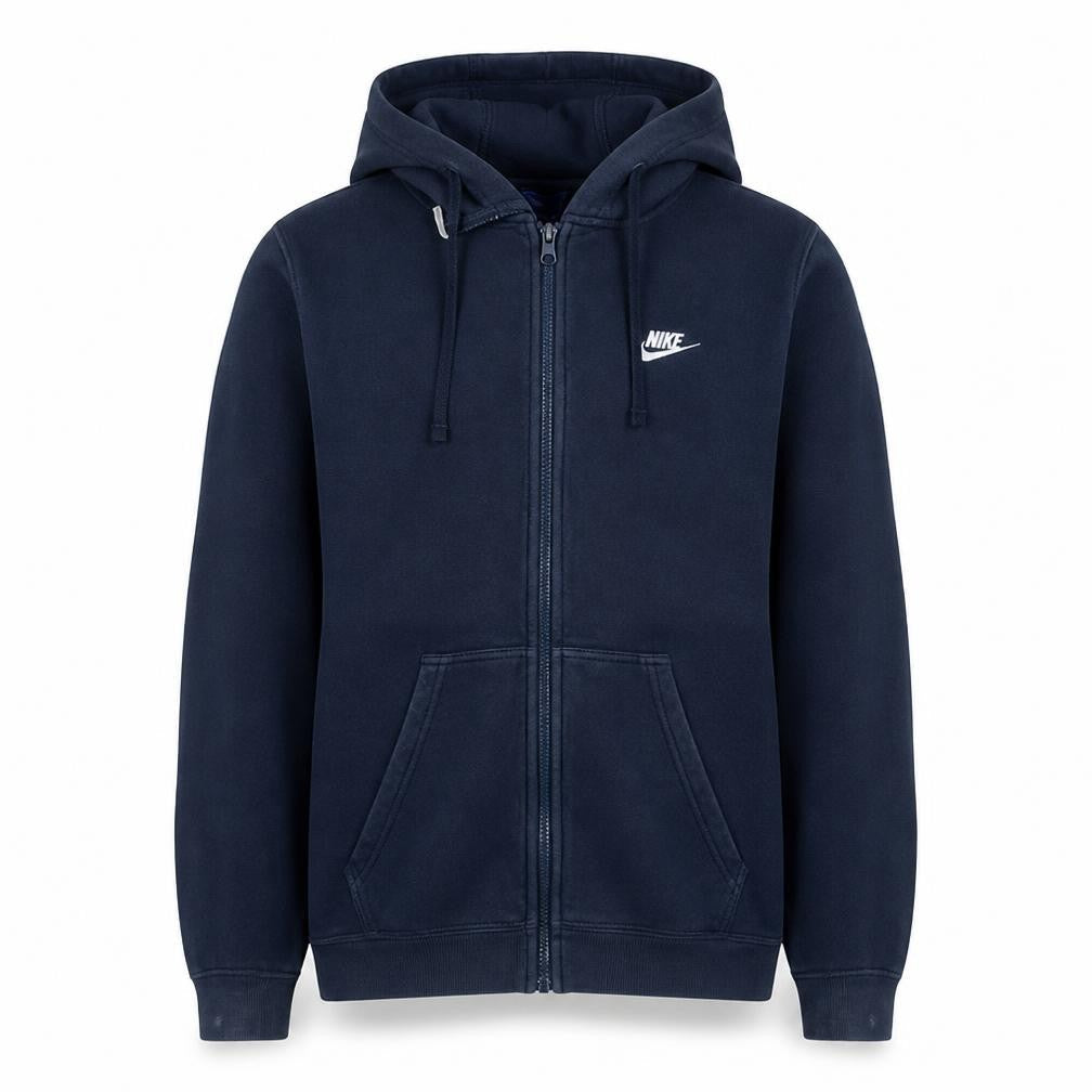 Nike Mens Blue XS Full Zip Hoodie Sweatshirt Lightweight Fleece