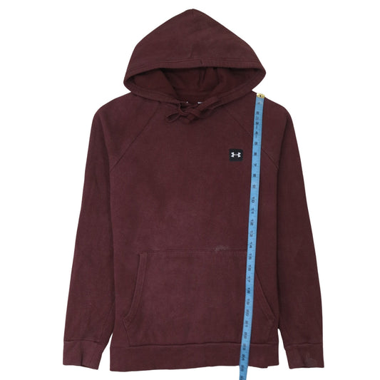 Under Armour Men's Brown Pullover Hoodie Size S Fleece Hooded Sweatshirt