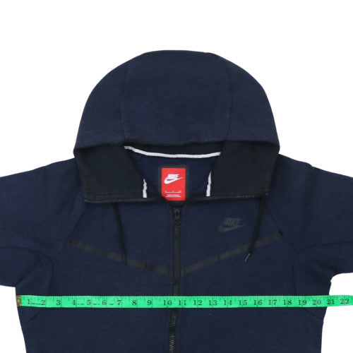 Nike Men's Blue Full Zip Hoodie S Fleece Sportswear