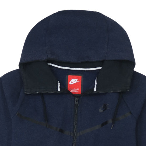 Nike Men's Blue Full Zip Hoodie S Fleece Sportswear