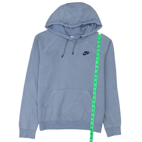 Nike Men's Blue Pullover Hoodie Small - Soft Fleece Casual Sweatshirt