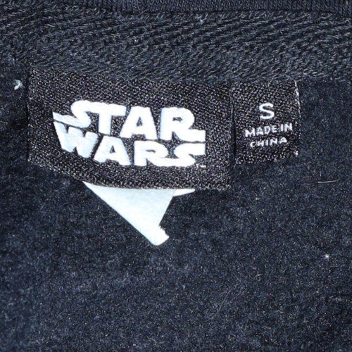 Primark Star Wars Men's Black Pullover Hoodie Small Graphic Fleece