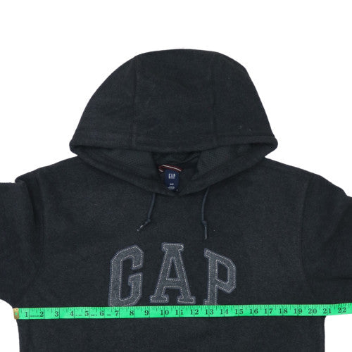 GAP Womens Black Small Pullover Hoodie with Logo and Kangaroo Pocket
