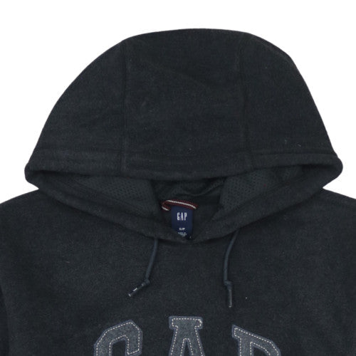 GAP Womens Black Small Pullover Hoodie with Logo and Kangaroo Pocket