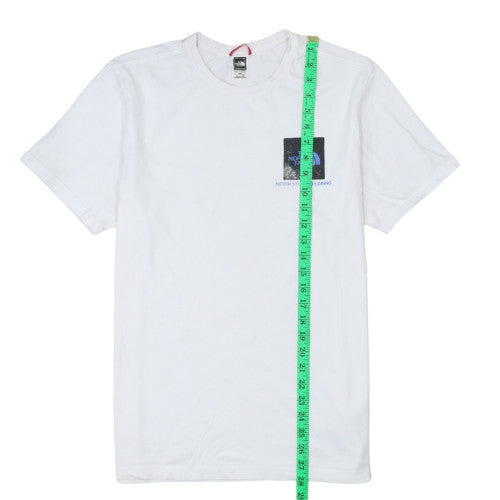The North Face Men's White Cotton Logo Outdoor T-Shirt Size M