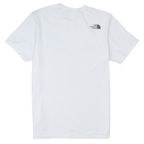 The North Face Men's White Cotton Logo Outdoor T-Shirt Size M