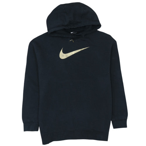 Nike Men's Black S Pullover Fleece Hoodie with Gold Logo