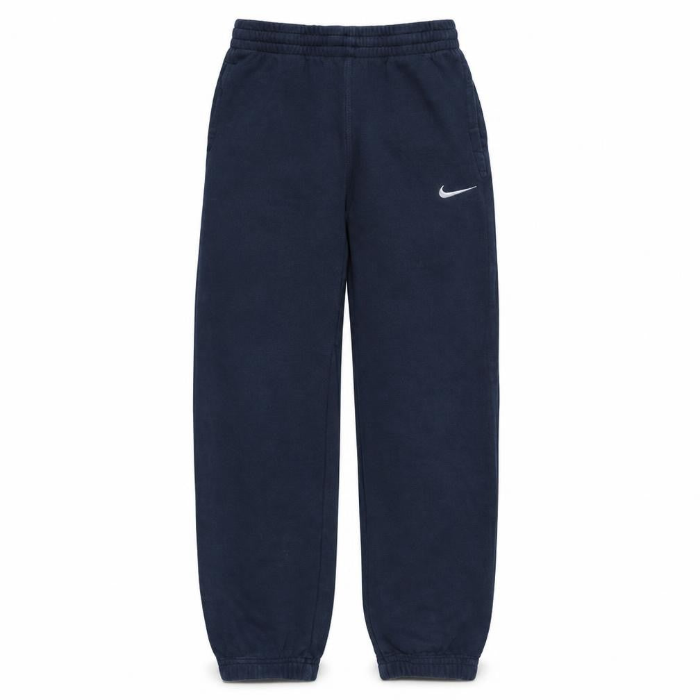 Front view of Nike boys’ blue elastic waist sweatpants 12-13 years fleece activewear