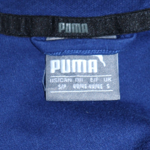 Puma Men's Blue Full Zip Hoodie Size S Sports Fleece Jacket