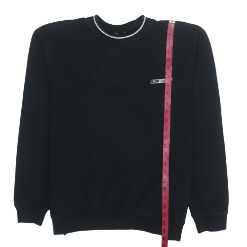 Reebok Men's Black Cotton Crew Neck Pullover Sweatshirt L