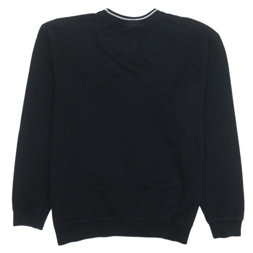 Reebok Men's Black Cotton Crew Neck Pullover Sweatshirt L
