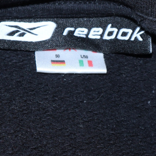 Reebok Men's Black Cotton Crew Neck Pullover Sweatshirt L