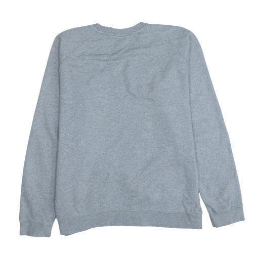 Adidas Men's Grey XL Pullover Sweatshirt Crew Neck Logo Fleece