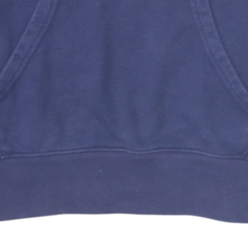 Champion Women’s Navy Small Pullover Hoodie 100% Cotton Logo
