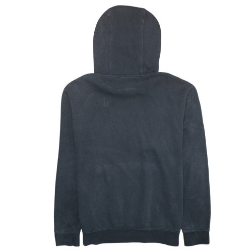 Nike Mens Black Medium Pullover Hoodie Graphic Logo Sweatshirt