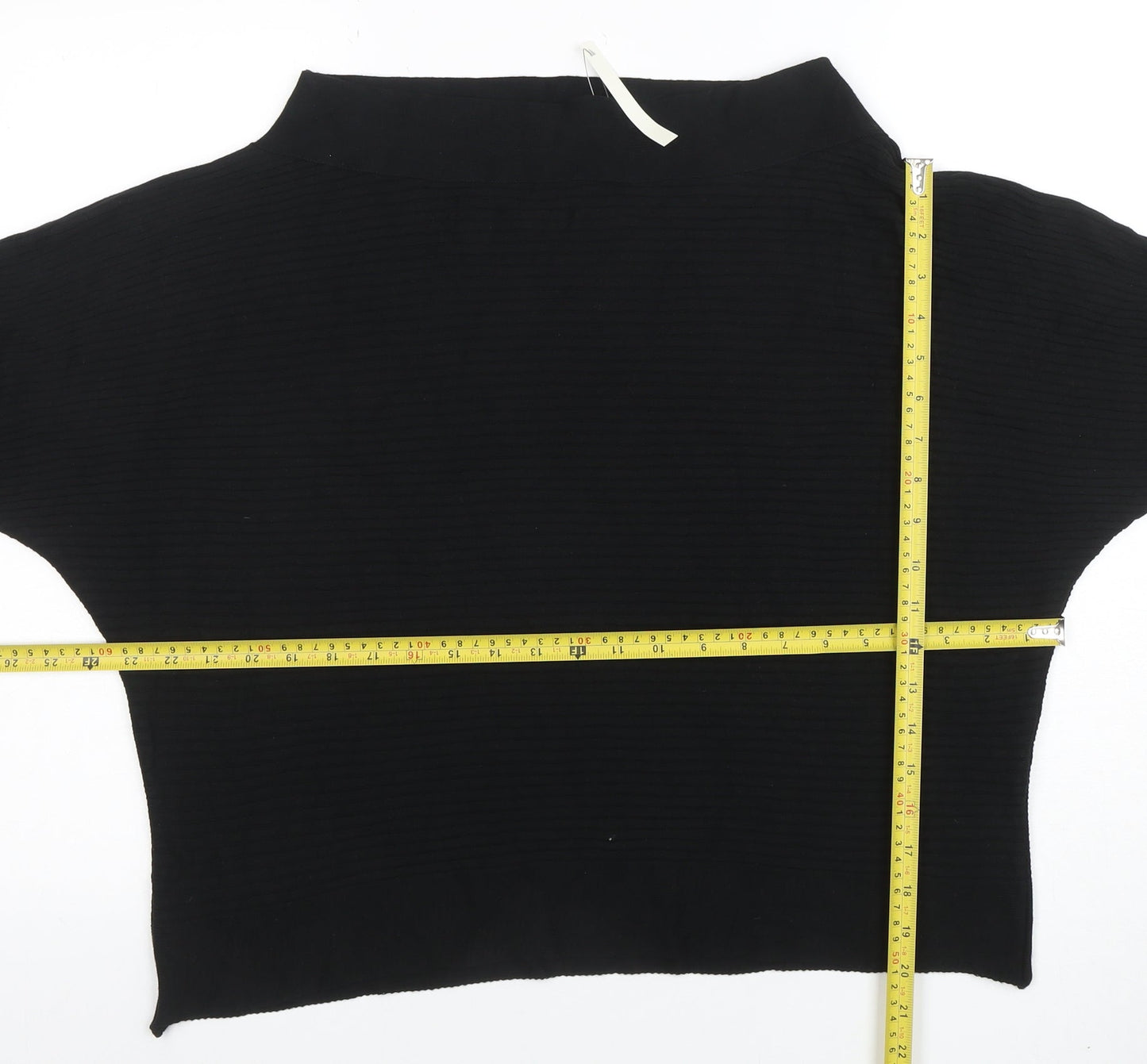ASOS Women’s Black High Neck Acrylic Pullover Jumper Size 8