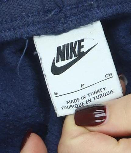 Nike Men's Blue Fleece Jogger Sweatpants S Regular Fit