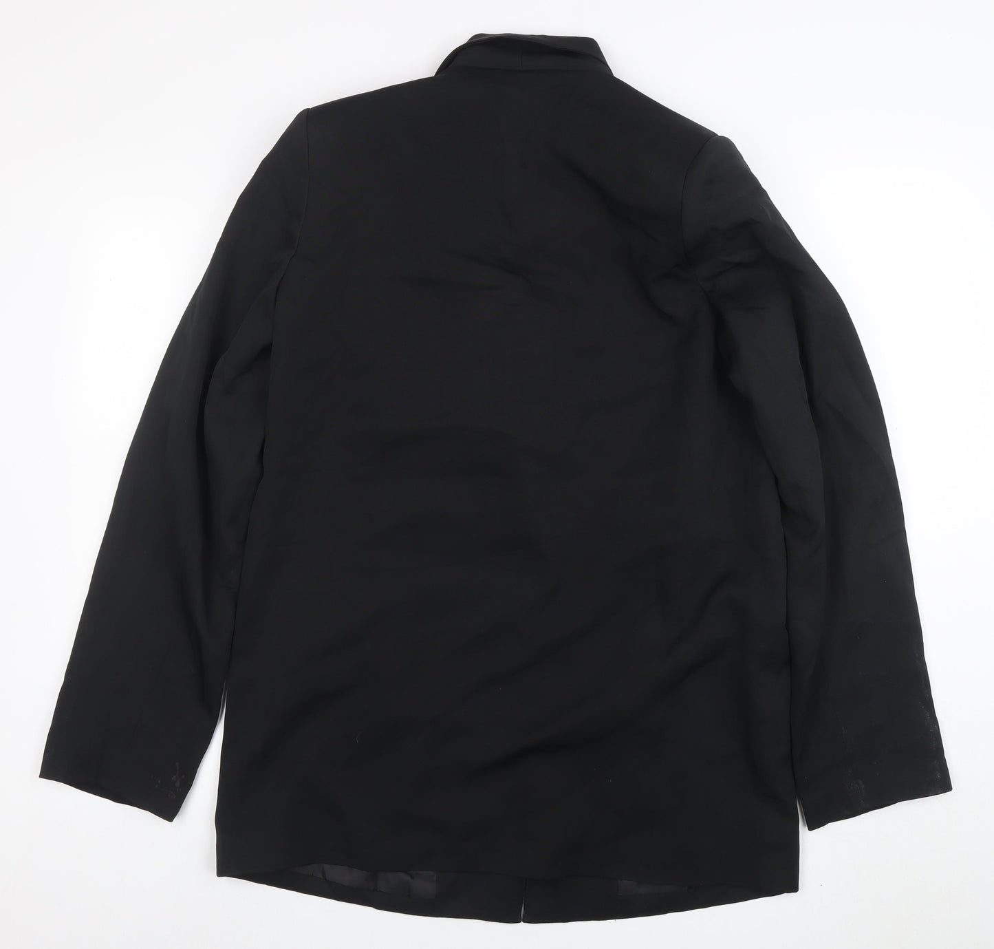 PrettyLittleThing Womens Black Size 6 Single-Breasted Blazer Jacket