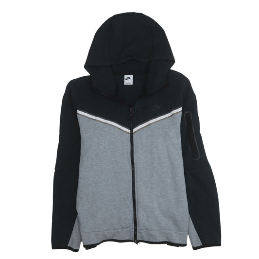 Nike Men’s Grey Full Zip Hoodie L Sportswear Jacket