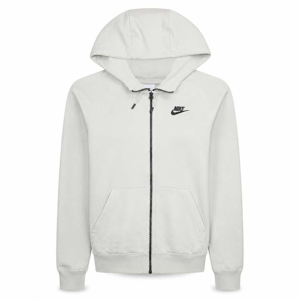 Nike Women's Beige Full Zip Hoodie XS Hooded Sweatshirt