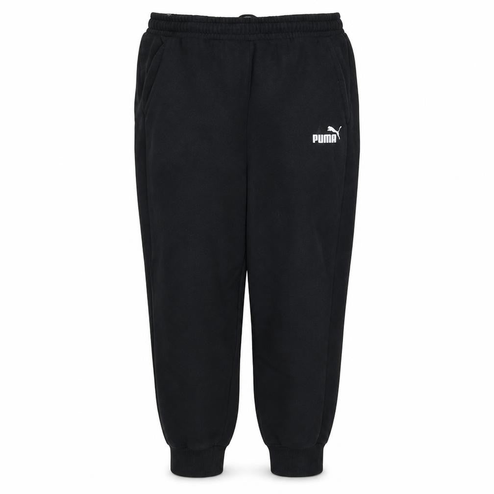Puma Women's Black Jogger Sweatpants XL Fleece Elastic Waist
