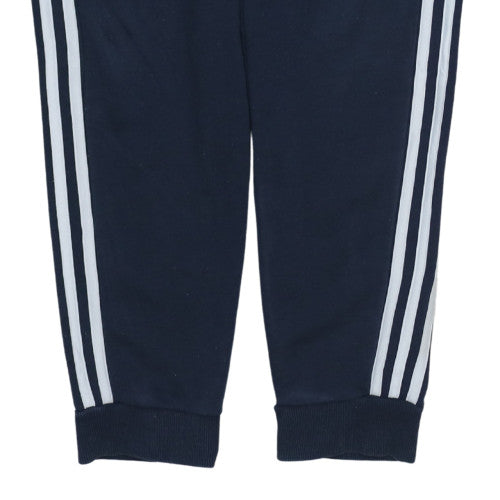 Adidas Men's Blue Sweatpants Small Regular Fit Elastic Waist Sports Trousers