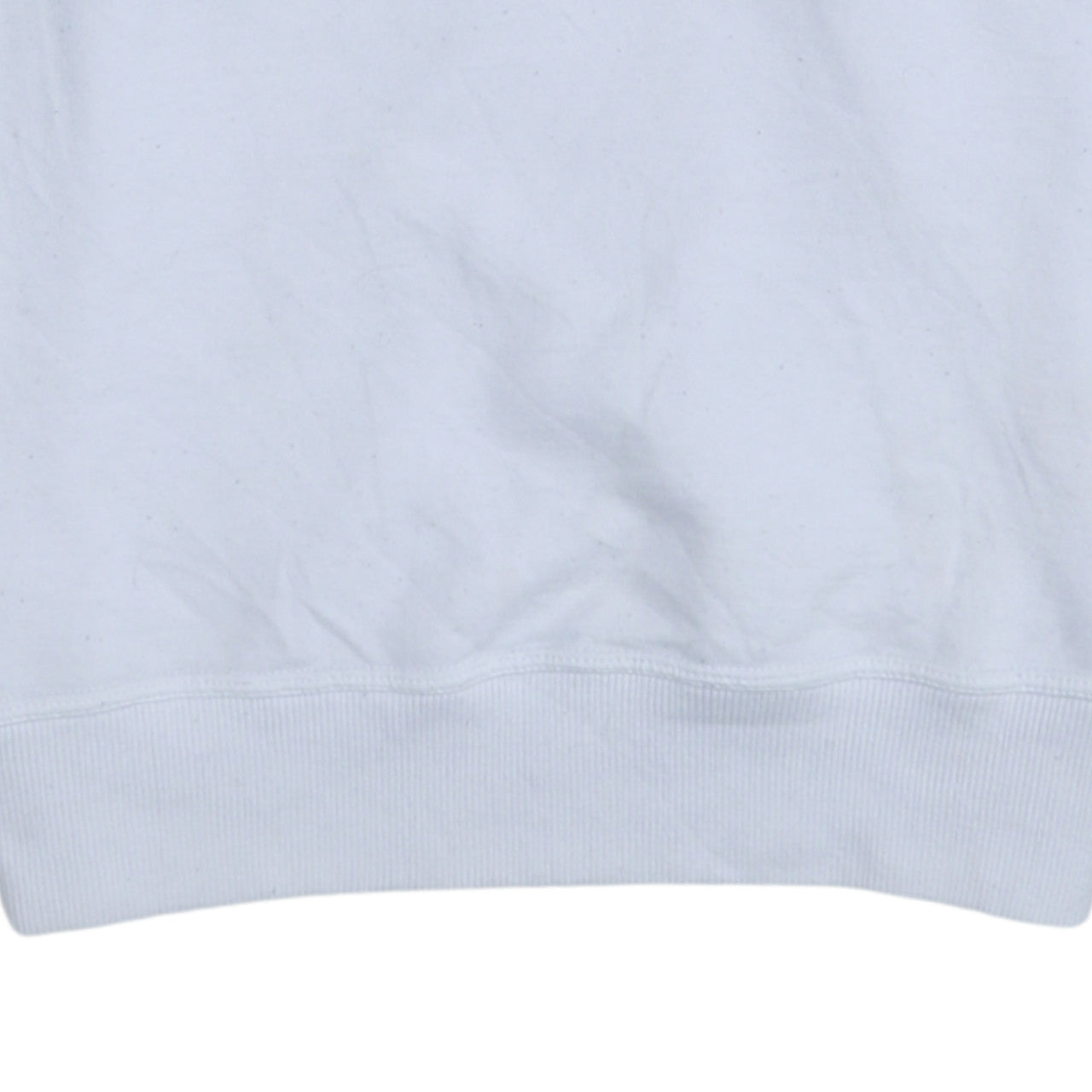 Champion Mens White Graphic Logo Pullover Sweatshirt Size S