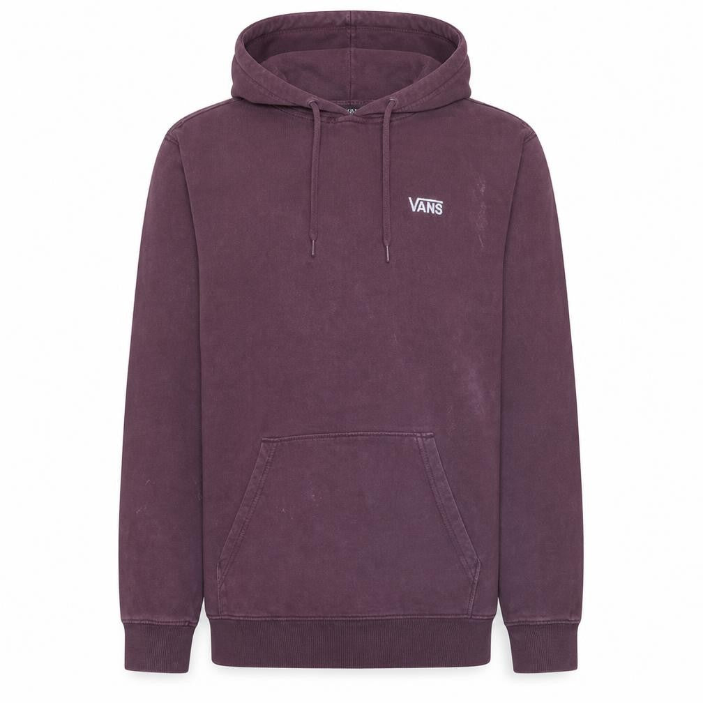 Vans Men Purple Pullover Hoodie XS Classic Logo Fleece