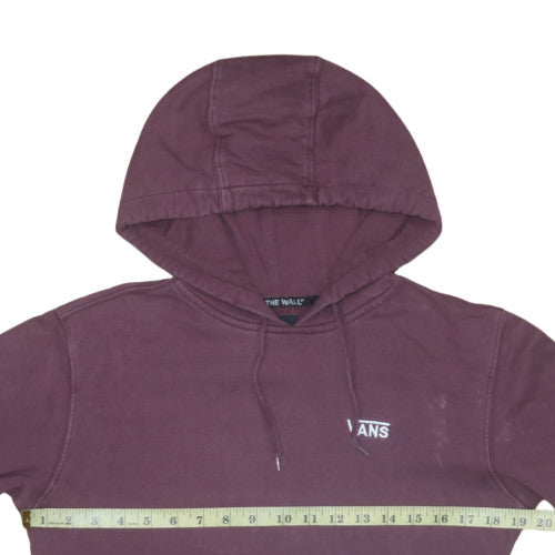 Vans Men Purple Pullover Hoodie XS Classic Logo Fleece