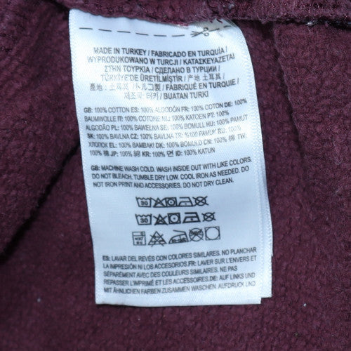 Vans Men Purple Pullover Hoodie XS Classic Logo Fleece