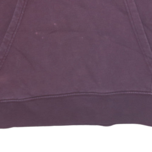 Vans Men Purple Pullover Hoodie XS Classic Logo Fleece