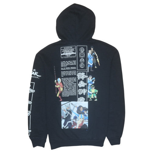 Nickelodeon Avatar The Last Airbender Black Men's Pullover Hoodie S