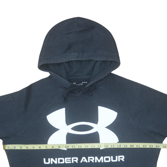Under Armour Men's Black Pullover Hoodie Medium Loose Fit Sportswear