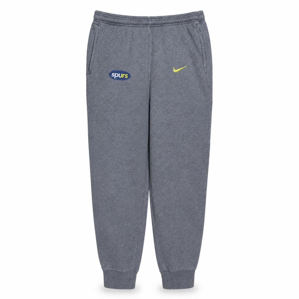 Nike Men's Grey Spurs Sweatpants L Regular Fit Fleece