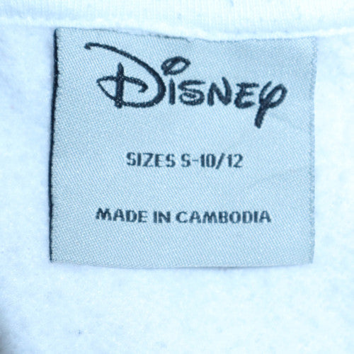 Disney Primark Women White Mickey Mouse Sweatshirt Size S 10/12