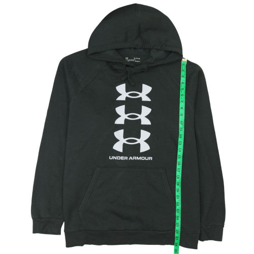 Under Armour Men's Black XL Pullover Hoodie with Logo Print