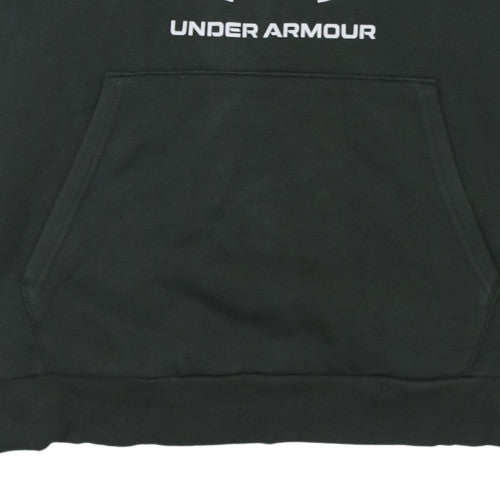 Under Armour Men's Black XL Pullover Hoodie with Logo Print