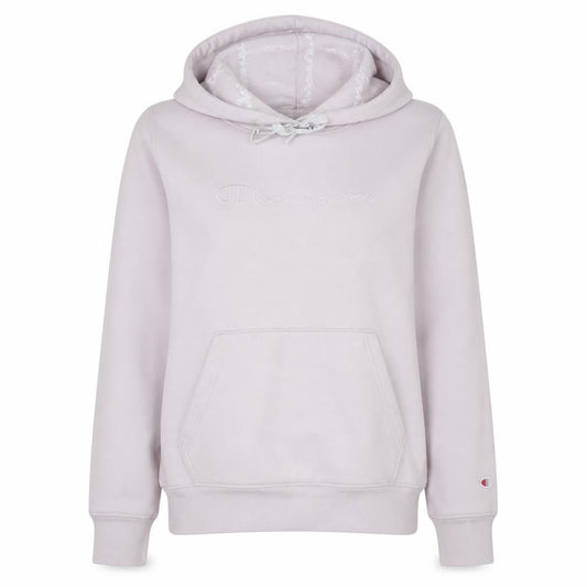 Champion Women's Pink Pullover Hoodie Medium Cotton Blend Casual Sweatshirt