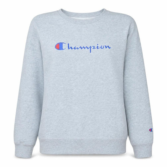 Champion Womens Grey Pullover Sweatshirt 2XL Cotton Blend Logo