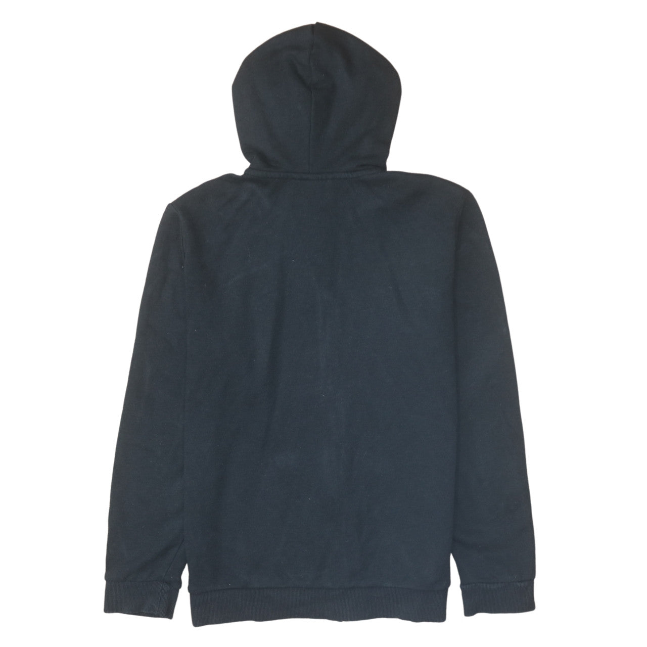 Adidas Women Black Full Zip Hoodie Size 16-18 Logo Print