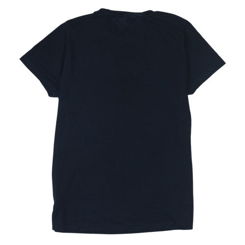 Tommy Hilfiger Men's Navy Blue Slim Fit Cotton T-Shirt L