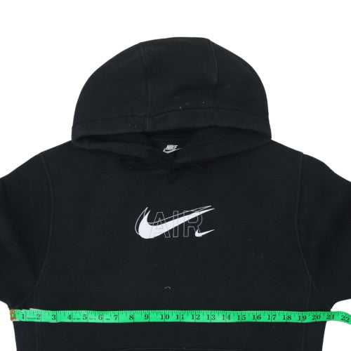 Nike Men's Black Small Pullover Hoodie with Logo Graphic Print