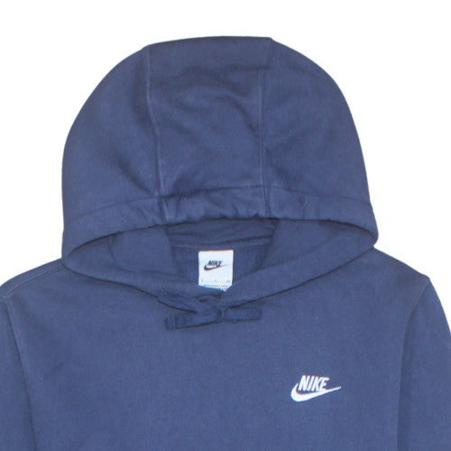 Nike Men’s Blue Pullover Hoodie S Regular Fit Fleece Sportswear
