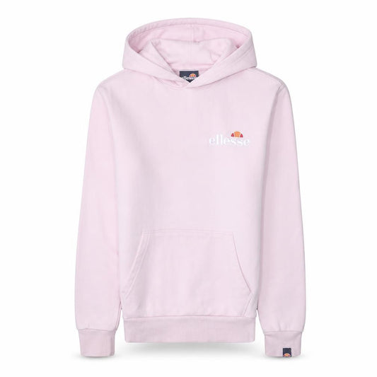 Ellesse Women Pink Pullover Hoodie UK 8 Cotton Blend Logo Casual
