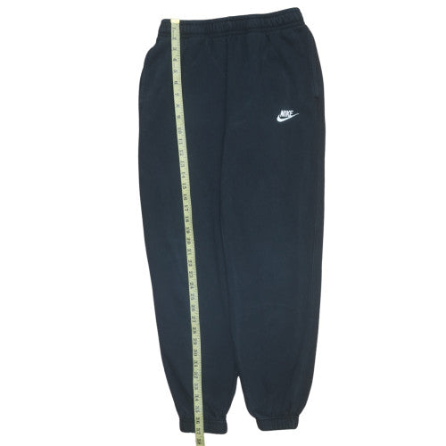 Nike Men's Black Fleece Sweatpants M Regular Fit Elastic Waist