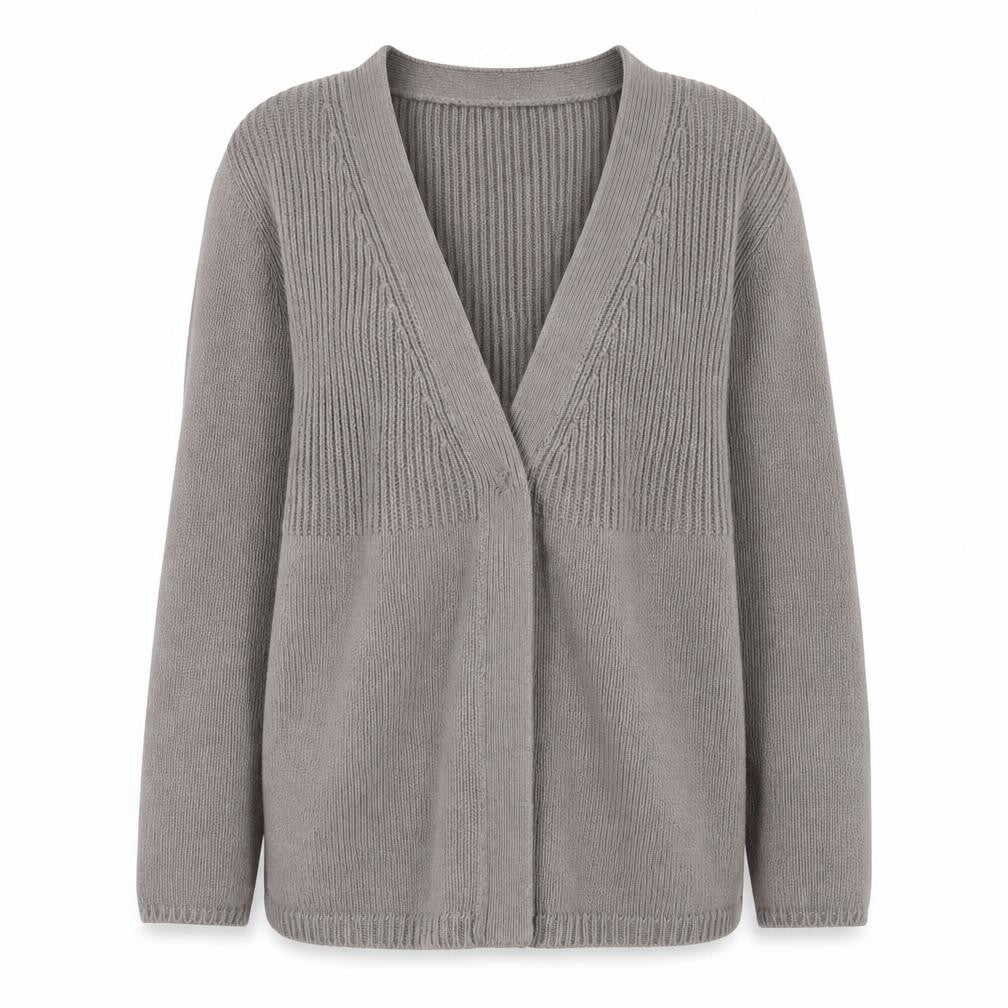 Boden Women Beige Cotton V-Neck Long Sleeve Cardigan Size 10