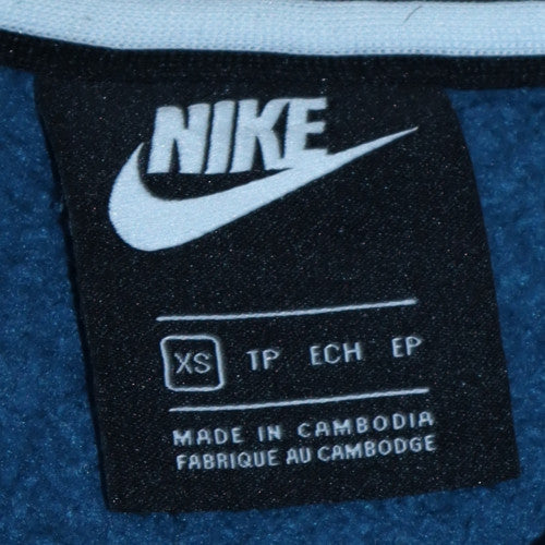 Nike Men Blue XS Pullover Crew Neck Sweatshirt