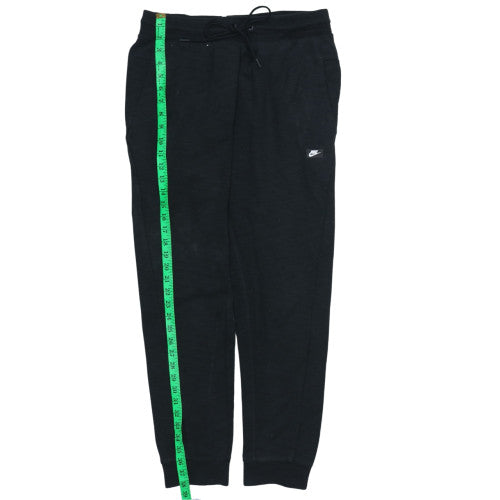 Nike Men's Black Jogger Trousers M Regular Fit Cotton Blend