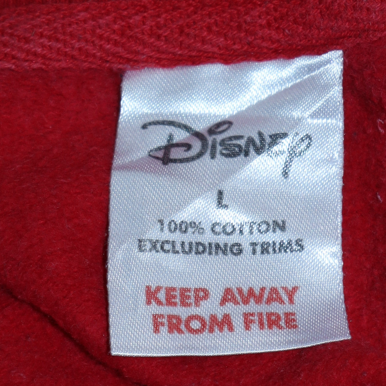 Disney Women's Red Minnie Mouse Pullover Sweatshirt Size L