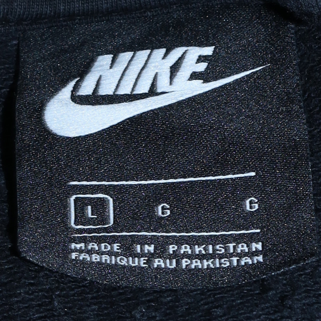 Nike Women Black Large Pullover Crew Neck Sweatshirt